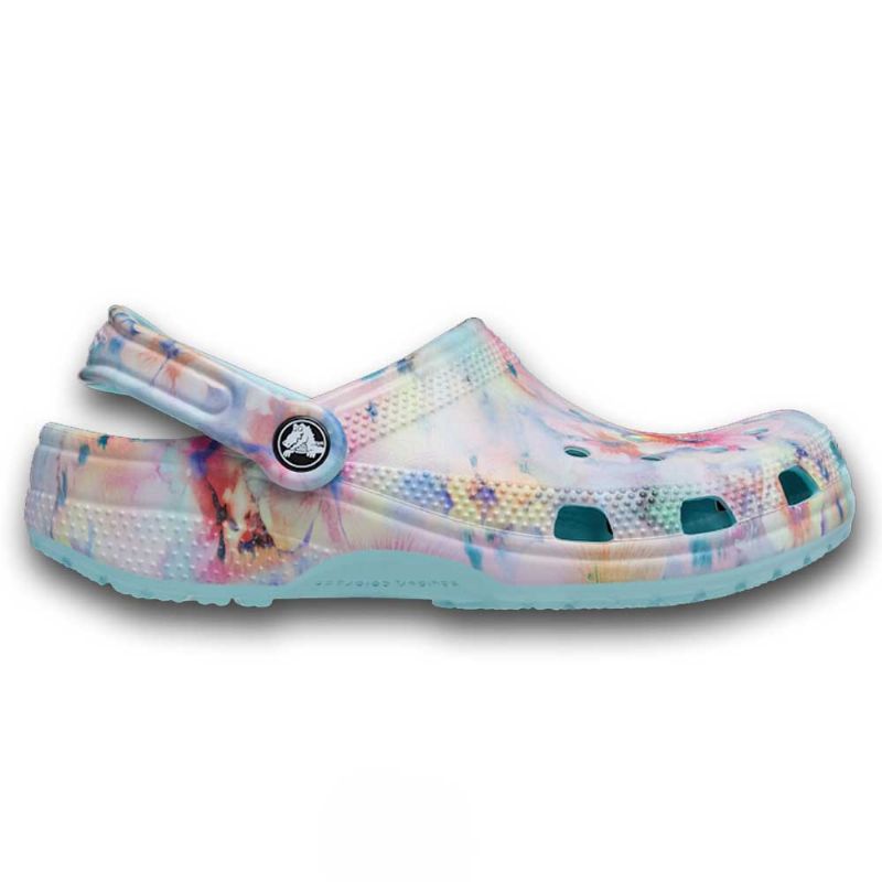crocs multi stripe